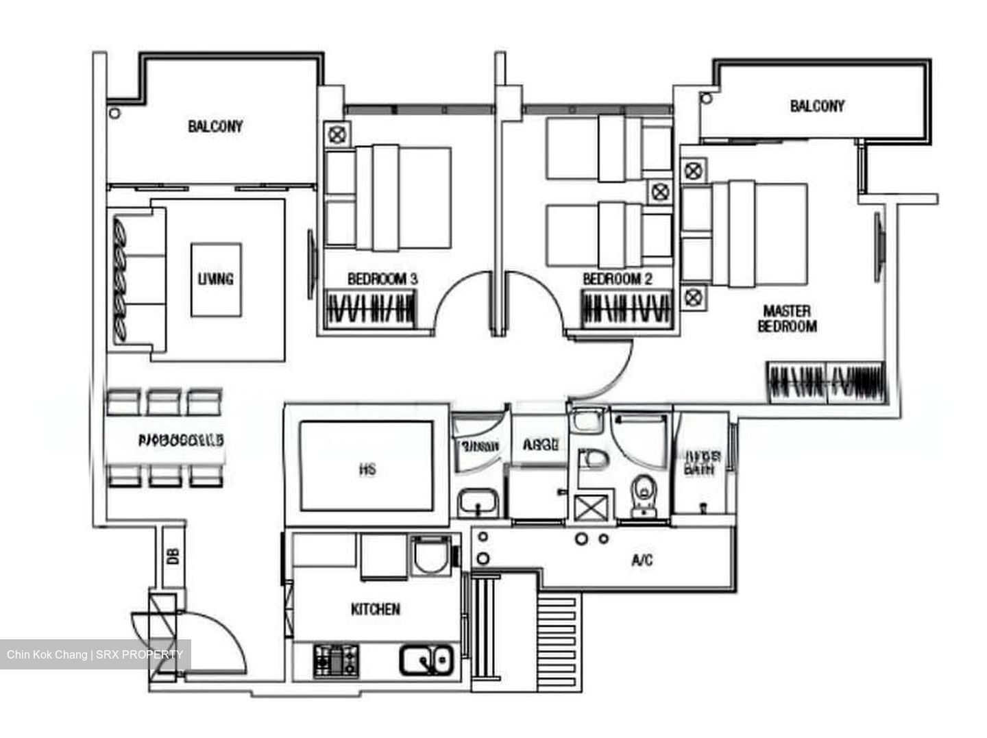 Blk 138B Lake Vista @ Yuan Ching (Jurong West), HDB 4 Rooms #586534231